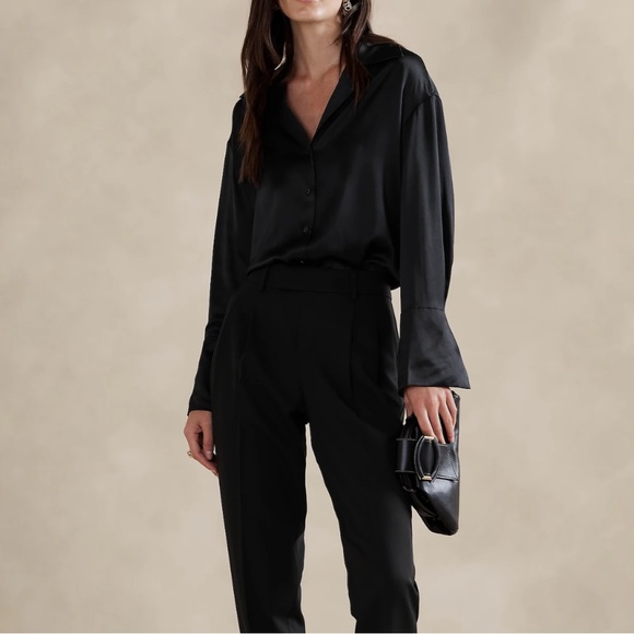 Banana republic BLISS SILK RESORT SHIRT - Picture 1 of 3